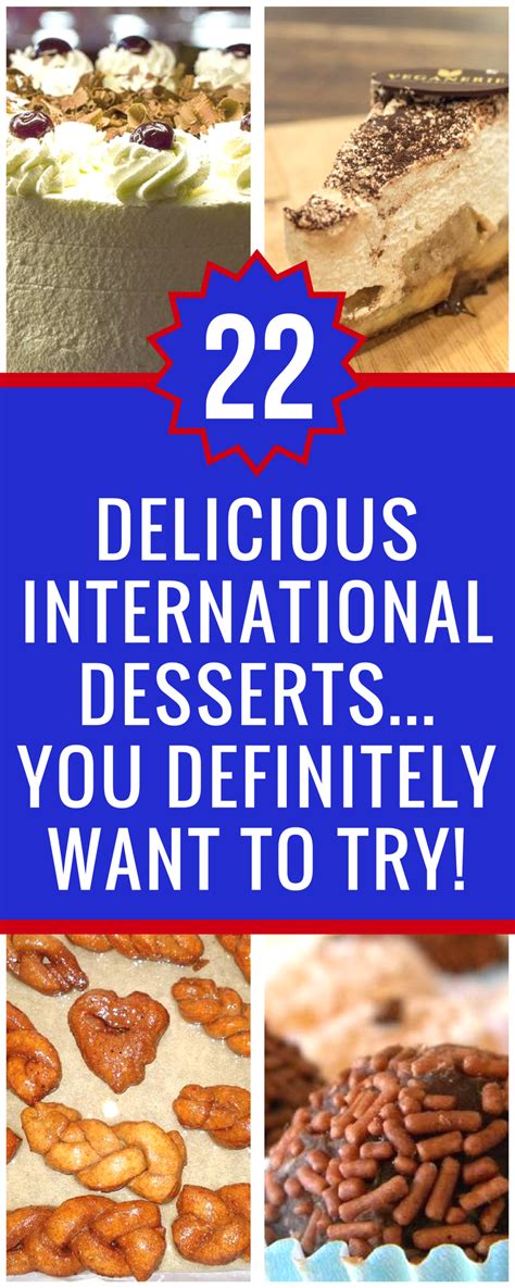 22 Delicious International Desserts You Deserve To Know About International Desserts Desserts