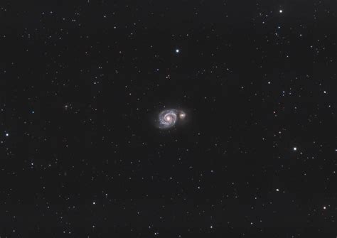 Messier 51 Whirlpool Galaxy Orion Ed80 Apochromatic Refra Flickr