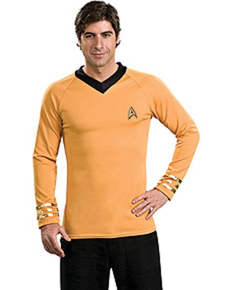 Star Trek Captain Kirk Classic Deluxe Yellow Shirt Team Toyboxes