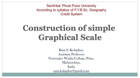 Construction Of Simple Graphical Scale Youtube