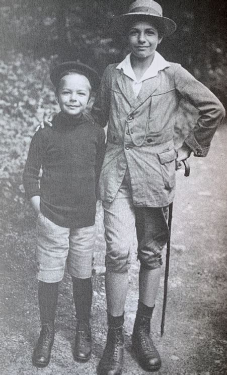 Offspring Albert Einsteins Sons Eduard And Hans Albert Photographed