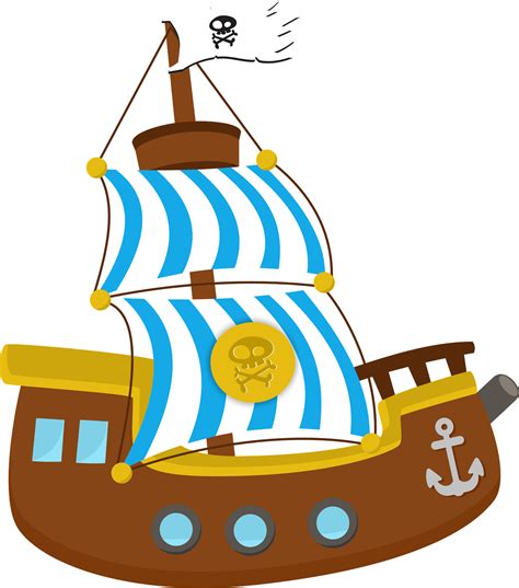 Piracy Ship Neverland Clip art - Pirates png download ...