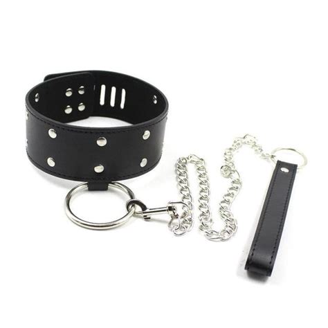 New Neck Locking Padded Posture Collar Leather Sex Collar With Steel