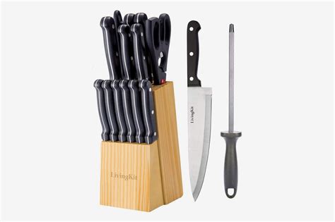 knife kitchen sets block steel stainless amazon pixel under daily