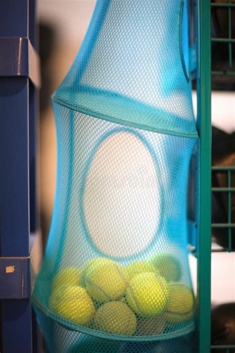 Blue Carry Bag With Tennis Balls Stock Image Image Of Tennis