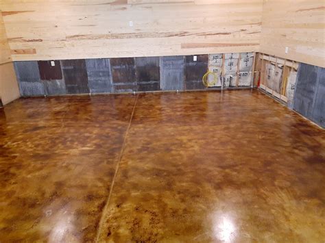 Coffee Brown Acid Stain Concrete Diy Projects And Tips