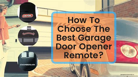 The drive type is simply the way your garage door travels along the guide when it opens and closes. 10 Best Garage Door Opener Remote | Browse The Top Brands ...