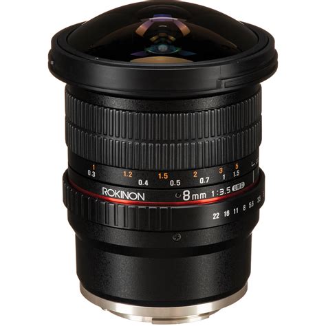 Rokinon 8mm F35 Umc Fisheye Cs Ii Lens For Sony E Hd8m Nex