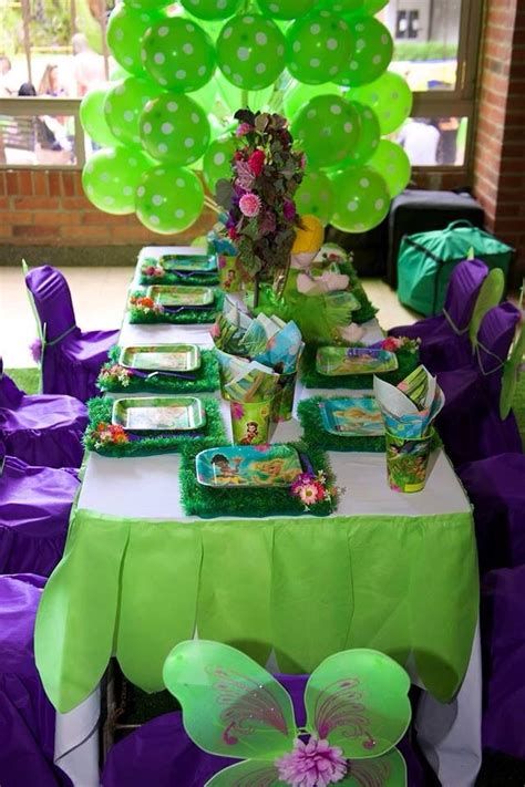 Tinkerbell Birthday Party Ideas Photo 9 Of 14 Catch My Party