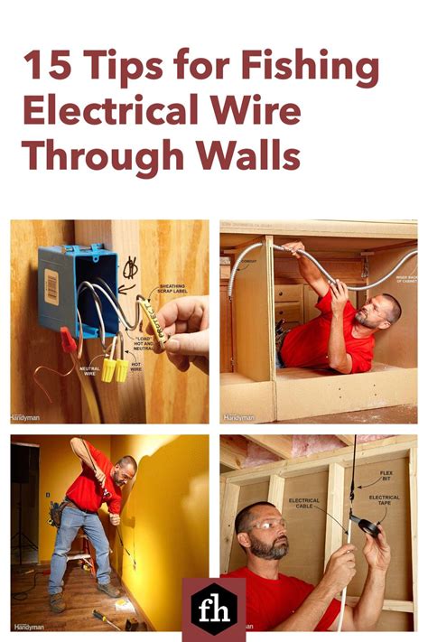 Run Electrical Cable Through Walls And Across Ceilings Without Tearing
