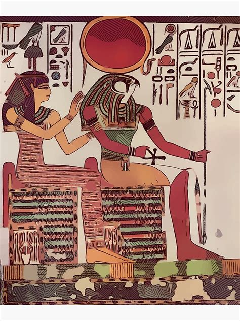 horus and hathor 3 poster for sale by escarpatte redbubble