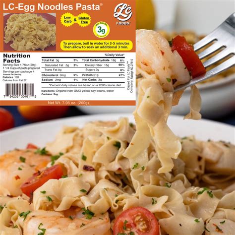 Lc Foods Low Carb Egg Noodles Pasta 705 Oz