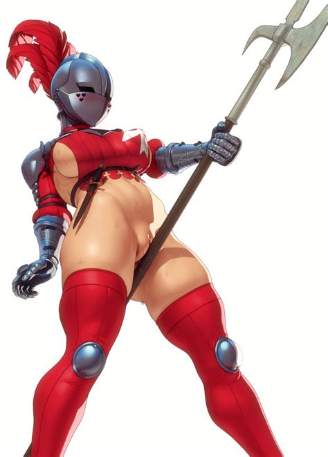 rule 34 1girls alternate version available armor armwear big breasts blush bottomless breasts