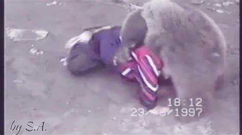 Footage Surfaces Of Khabib As A Child Wrestling A Bear