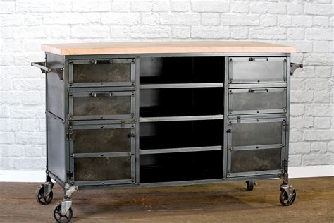 It sits under two pendant lamps and is surround by a classic look. Modern Kitchen Island, Industrial Work Station - Combine 9 ...