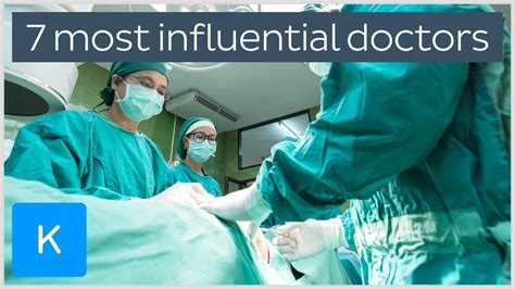 7 Most Influential Doctors In History Kenhub Youtube