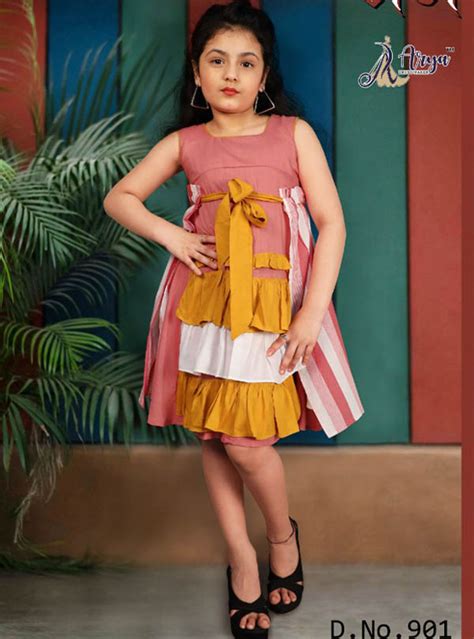 Fabulous Western Frocks For Little Girls Latest Kurti Designs