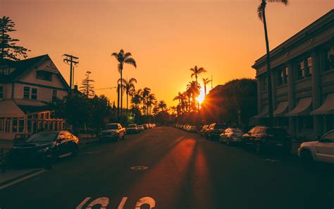 Street Sunset By Brady Cook