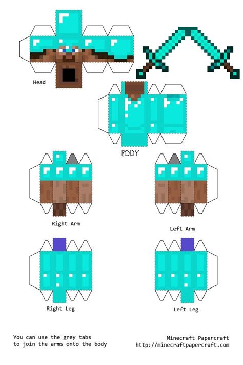 5simple Minecraft Papercraft Mines Aress Blog
