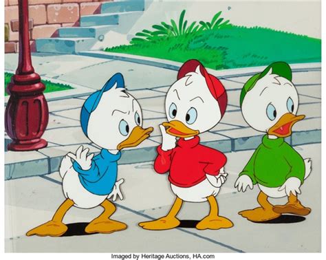 Ducktales Huey Dewey And Louie Production Cel Setup And Master