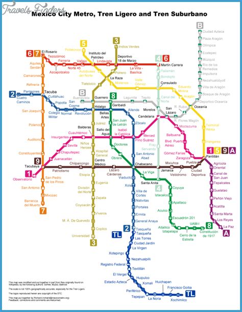 The population of the metropolitan areas of mexico according to census results. Mexico City Metro Map - TravelsFinders.Com