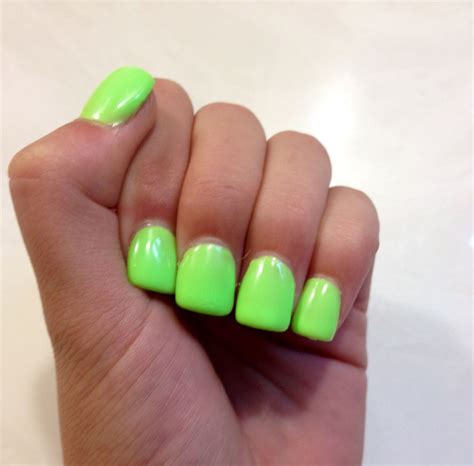 Lime Green Acrylics Prom Nails Manicure Nails