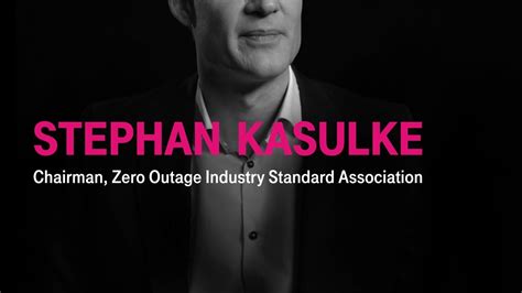 Stephan Kasulke Chairman Of The Zero Outage Association Youtube