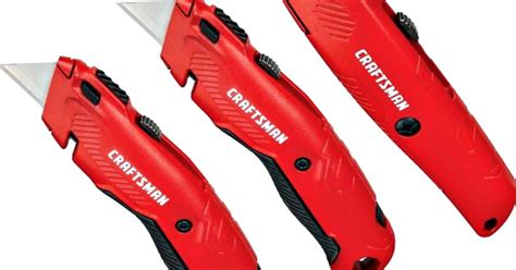 Craftsman 9 Blade Retractable Utility Knife W On Tool Blade Storage