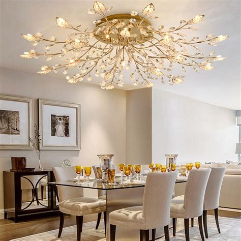 We want to replace the current chandelier with the paxton 8 light pendant fixture from pottery barn (see pic). AC110V 220V Modern K9 Crystal LED Flush Mount Ceiling ...