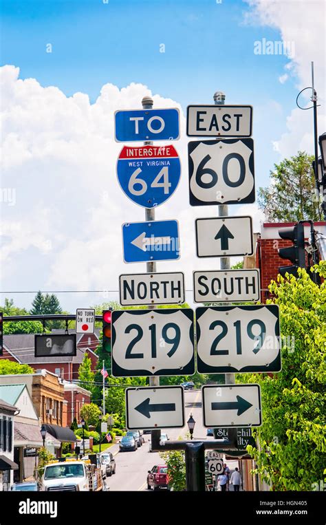 The Beautiful City Of Lewisburg West Virginia Stock Photo Alamy