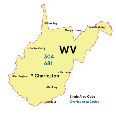 304 Area Code Location Cities Time Zone And Phone Lookup