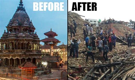 Earthquake In Nepal Patan Durbar Square Shattered Completely