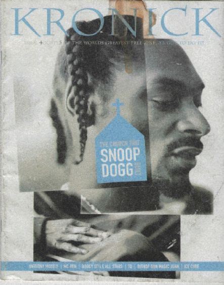 Kronick Issue 30 2001 Underground Hip Hop Magazine Snoop Doggy Dogg