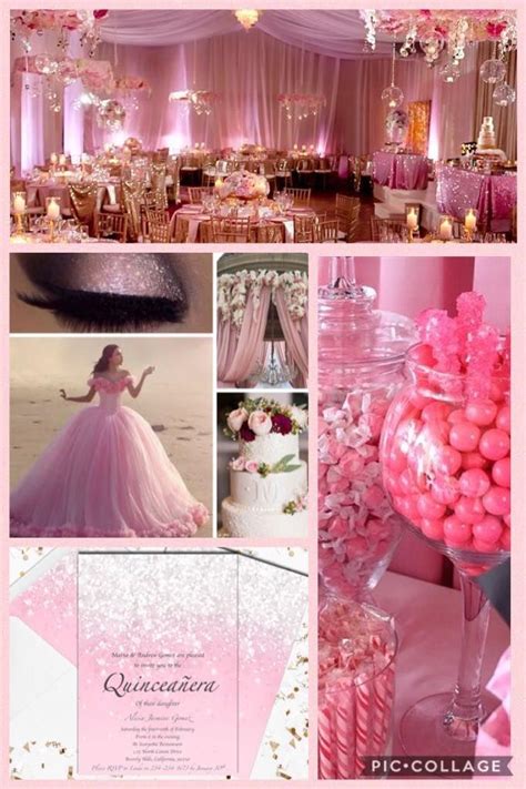 The best part about throwing a quinceanera under the stars is having the option of an indoor or outdoor event. Pretty in Pink Quinceanera Pink Princess, Rosa, rosita, xv ...