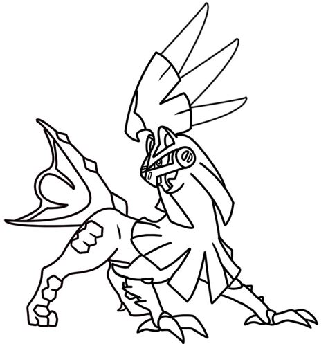 Silvally Coloring Page By Bellatrixie White On Deviantart