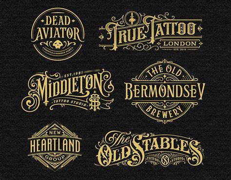 Vintage Style Lettering Vintage Typography Design Vintage Logo
