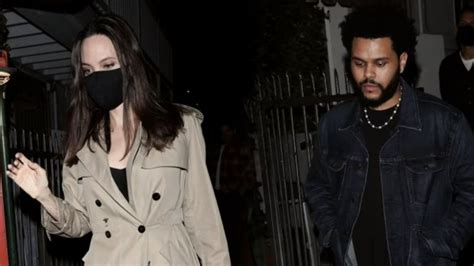 Angelina Jolie And The Weeknd Were Having A Romantic Dinner Together