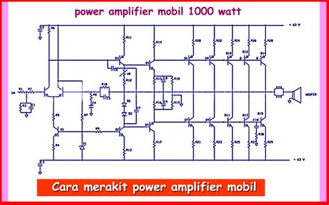 Cara Merakit Power Amplifier Mobil Watt LIPUTAN OTOMOTIF