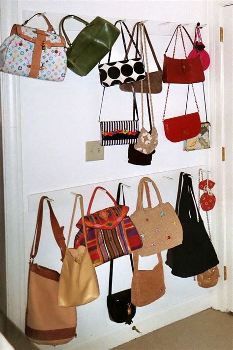 Maybe you would like to learn more about one of these? BAGS STORAGE IDEAS | Handbag storage, Handbag organization ...