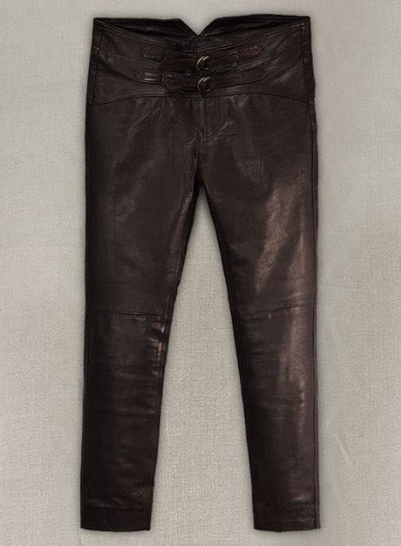 Soft Dark Brown Jim Morrison Leather Pants Leathercult Genuine