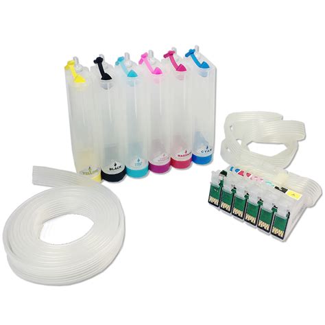 Sorry, this product is no longer available. СНПЧ для Epson Stylus Photo 1410 (T0821-T0826) с чипами и ...