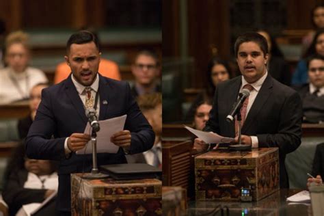 Isaiah And Anthony National Indigenous Youth Parliamentarians