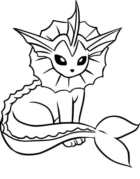 84 meilleures images du tableau a imprimer a imprimer. Coloriage Aquali Pokemon à imprimer