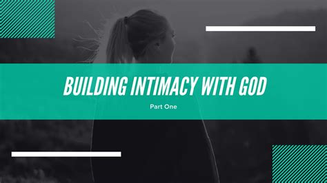 Intimacy With God What Does It Mean To Experience It