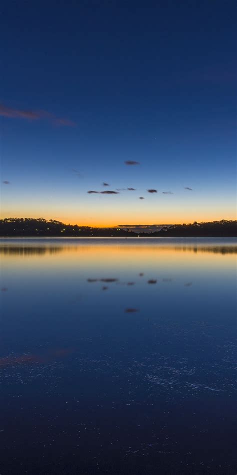 Nature Lake Sunset Landscape Ultrahd Ultra Hd Wallpaper 1080x2160