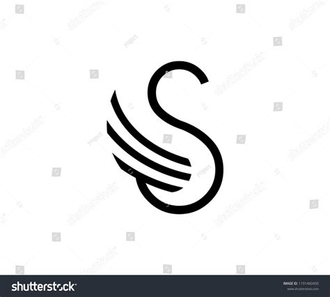 Illustration Swan Letter S Vector Logo Vector Có Sẵn Miễn Phí Bản