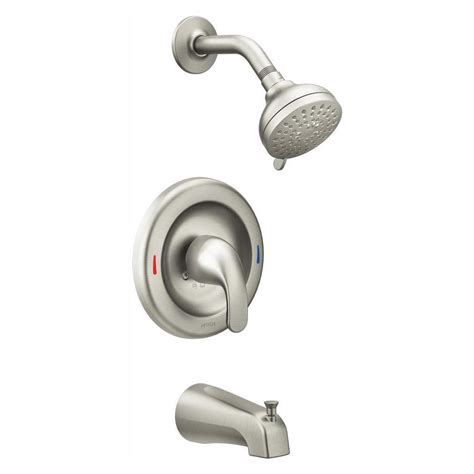 Moen Adler 1 Handle 4 Spray Tub And Shower Faucet With Valve In Spot