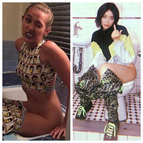Peeing Sisters Miley Cyrus Vs Noah Cyrus Celebbattles
