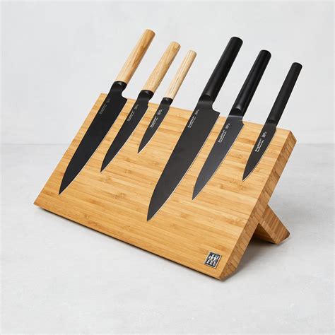 This byot diy project is how to refinish scrap piece of walnut and turn it into a show stoping wall mounted magnetic knife block. Bamboo Magnetic Knife Block | Magnetic knife blocks, Knife ...