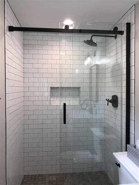 Subway Tile Walk In Shower Ideas Design Corral